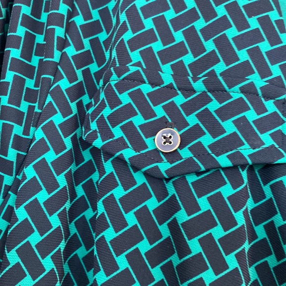 Talbots dress. Geometric pattern - Picture 3 of 4